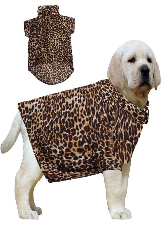 Western Era Cotton Printed Breathable Basic Vest Dog Shirt, Super Soft Shirt, Cute Lightweight Thin Shirt for Your Furries, Ultra Comfort Dog Apparel (Cheetah Print) (XXLarge - 28inch) - Image 1